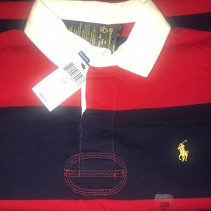 Polo Ralph Lauren long sleeve shirt red&navy blue